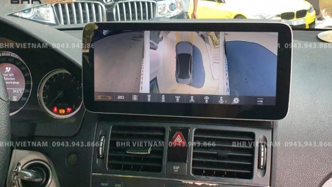 Màn hình DVD Android liền camera 360 xe Mercedes C Class 2007 - 2010 | Oled Pro G68s 